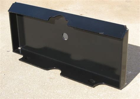 mini skid steer plate|mini skid steer attachment plate.